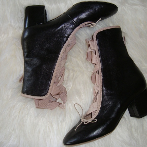 Valentino Garavani Laceup Ballet Boots 